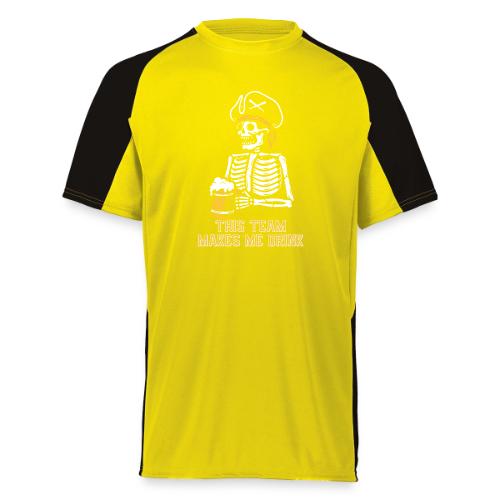 This Team Makes Me Drink - Augusta Sportswear Adult Cutter Jersey