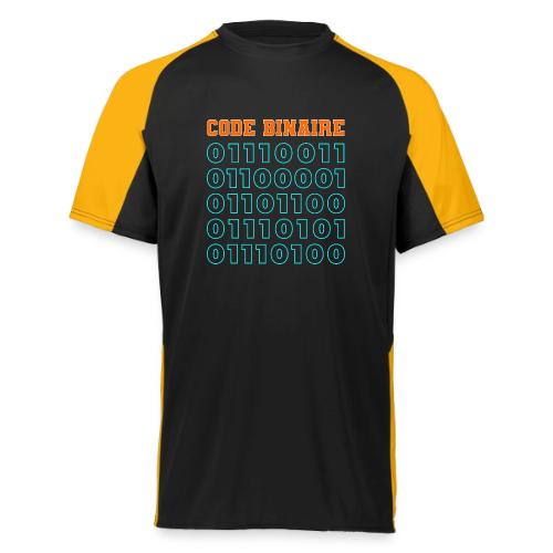 Hi in binary code - Augusta Sportswear Adult Cutter Jersey