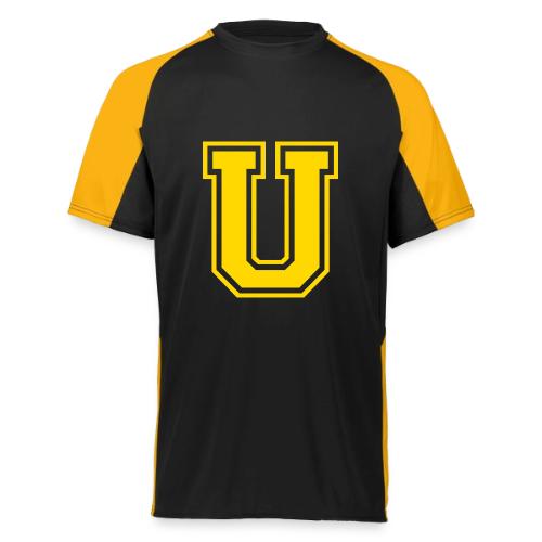Letter U – Capital Athletic Alphabet Monogram - Augusta Sportswear Adult Cutter Jersey