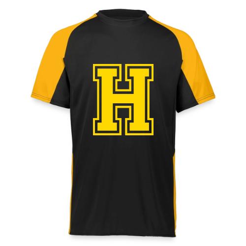 Letter H – Capital Athletic Alphabet Monogram - Augusta Sportswear Adult Cutter Jersey