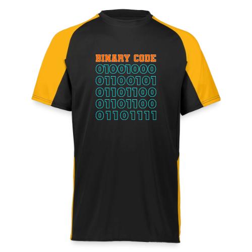 Say Hello in Binary code - Augusta Sportswear Adult Cutter Jersey