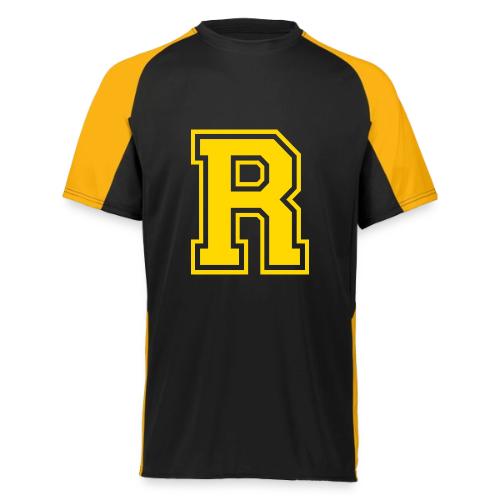 Letter R – Capital Athletic Alphabet Monogram - Augusta Sportswear Adult Cutter Jersey