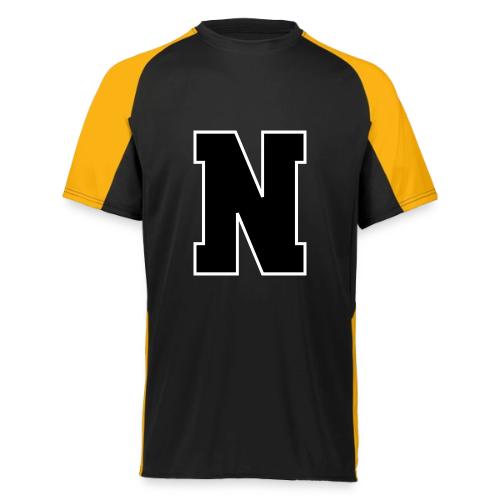 Varsity Letter N Athletic Font Graphic - Augusta Sportswear Adult Cutter Jersey