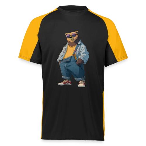 Fashion Streetwear Bear Cartoon Art - Augusta Sportswear Adult Cutter Jersey