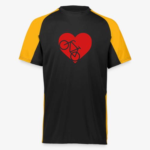 heart_bicycle_cutout - Augusta Sportswear Adult Cutter Jersey
