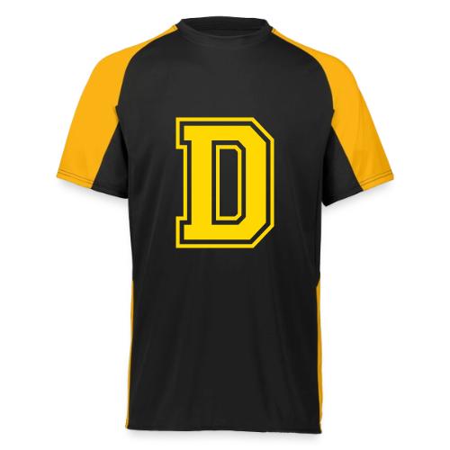 Letter D – Capital Athletic Alphabet Monogram - Augusta Sportswear Adult Cutter Jersey