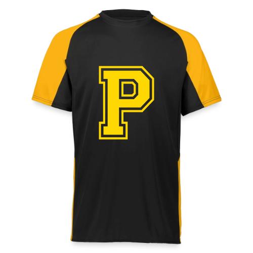 Letter P – Capital Athletic Alphabet Monogram - Augusta Sportswear Adult Cutter Jersey