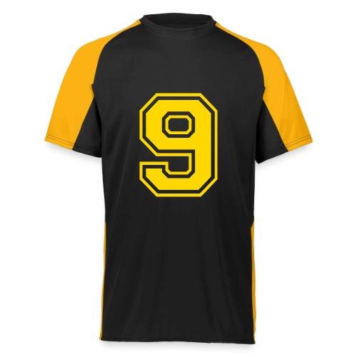 Number 9 in a classic athletic collegiate font - Augusta Sportswear Adult Cutter Jersey