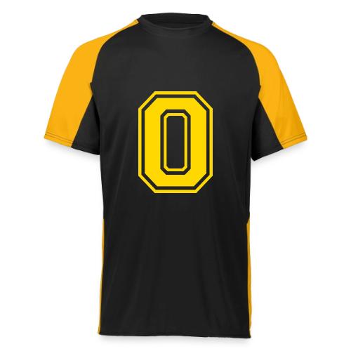 Letter O – Capital Athletic Alphabet Monogram - Augusta Sportswear Adult Cutter Jersey
