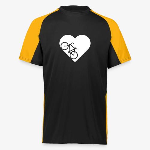 Bike in heart - Augusta Sportswear Adult Cutter Jersey