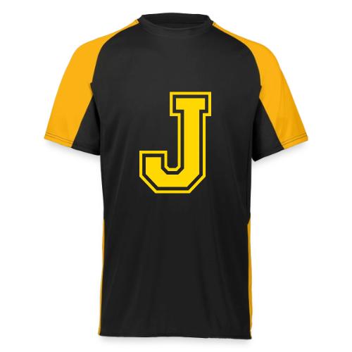 Letter J – Capital Athletic Alphabet Monogram - Augusta Sportswear Adult Cutter Jersey