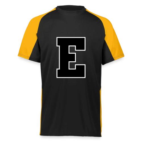Varsity Letter E Collegiate Font Graphic - Augusta Sportswear Adult Cutter Jersey