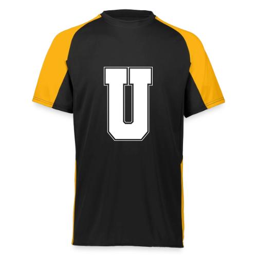 White Letter U – Varsity Alphabet Monogram - Augusta Sportswear Adult Cutter Jersey