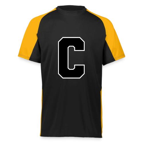 Varsity Letter C Collegiate Monogram - Augusta Sportswear Adult Cutter Jersey