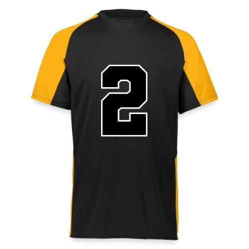 Varsity Number 2 Sports Design - Augusta Sportswear Adult Cutter Jersey