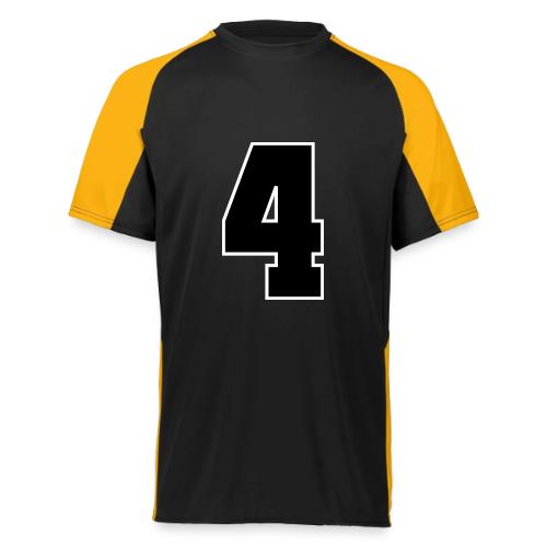 Varsity Number 4 College Style - Augusta Sportswear Adult Cutter Jersey