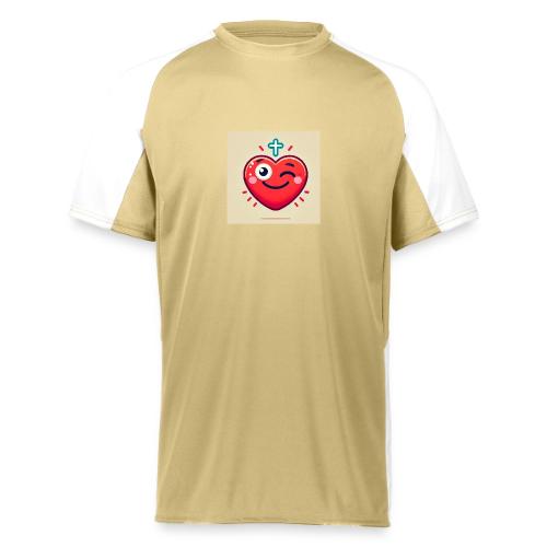 DALLE 2025 09 13 15 56 10 A winking heart sh - Augusta Sportswear Adult Cutter Jersey