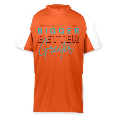 BIGGER BETTER GREATER - Augusta Sportswear Adult Cutter Jersey