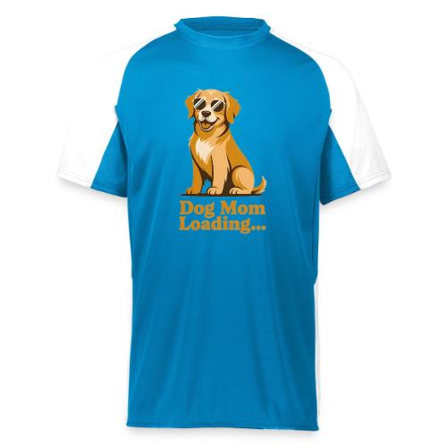Dog Mom Loading Golden Retriever Sunglasses - Augusta Sportswear Adult Cutter Jersey