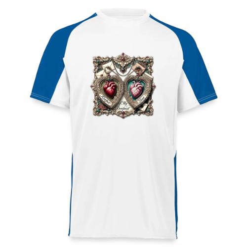 Keeper of My Deepest Love Victorian Locket T-Shirt - Augusta Sportswear Adult Cutter Jersey