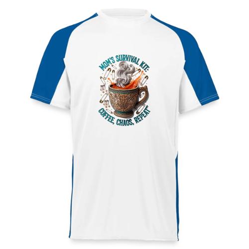Mom's Survival Kit Tee | Coffee Chaos - Augusta Sportswear Adult Cutter Jersey