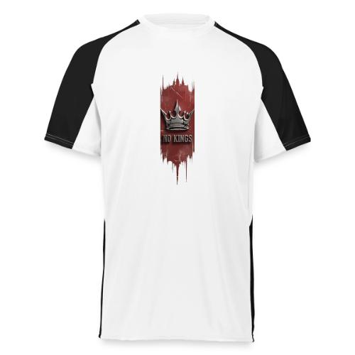 NO KINGS - Distressed Anarchy Crown - Augusta Sportswear Adult Cutter Jersey