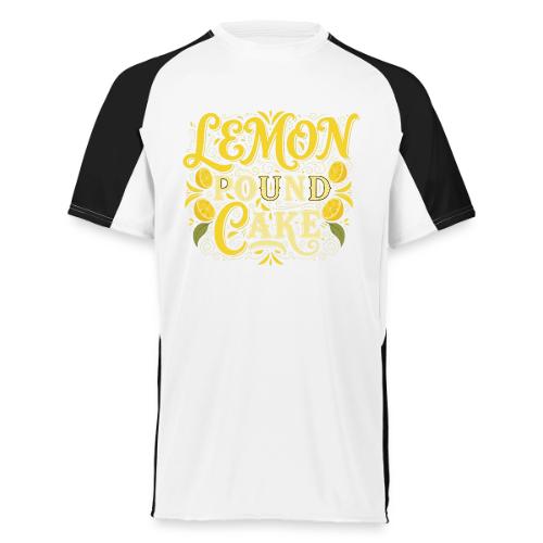 Lemon Pound Cake Vintage Flourish - Augusta Sportswear Adult Cutter Jersey