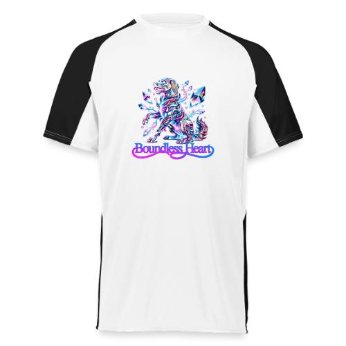 Boundless Heart Neon Galaxy Dog Shirt - Augusta Sportswear Adult Cutter Jersey