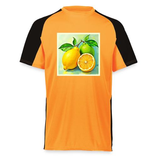 Zesty Citrus Burst of Sunshine Design - Augusta Sportswear Adult Cutter Jersey