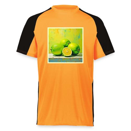 Limes' Bright Summer Pop Design - Augusta Sportswear Adult Cutter Jersey