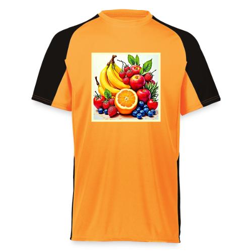 Vibrant Fresh Fruit Delight Design - Augusta Sportswear Adult Cutter Jersey