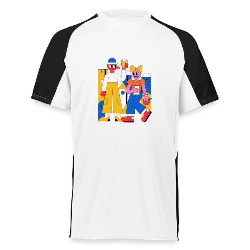 Bold Geometric Duo Pop Art - Augusta Sportswear Adult Cutter Jersey