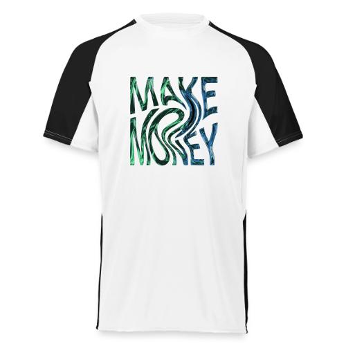 Make Money Neon 3D - Augusta Sportswear Adult Cutter Jersey