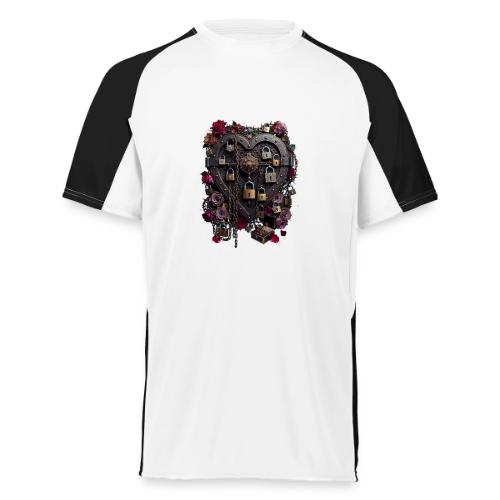 My Heart Permanently on Vacation T-Shirt - Augusta Sportswear Adult Cutter Jersey