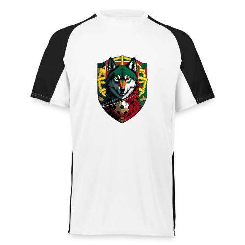 Portugal Iberian Wolf Soccer T Shirt,Football Gift - Augusta Sportswear Adult Cutter Jersey