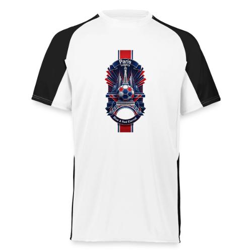Paris Tower Legacy T Shirt, Soccer City Pride Gift - Augusta Sportswear Adult Cutter Jersey