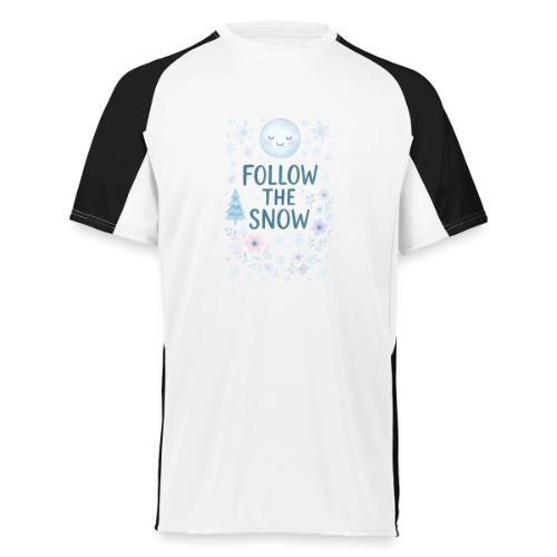Follow the Snow – Cozy Winter Watercolor - Augusta Sportswear Adult Cutter Jersey