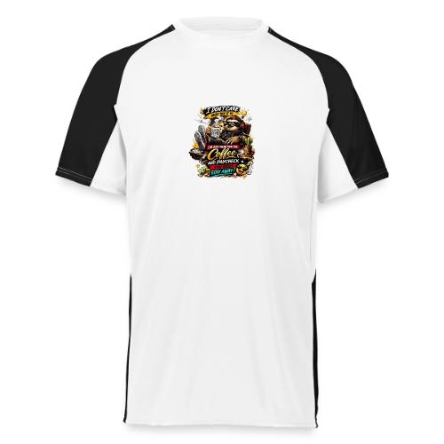 Just Here for Coffee and Paycheck - Augusta Sportswear Adult Cutter Jersey