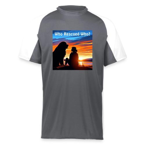 Who Rescued Who - Summer Edition - Augusta Sportswear Adult Cutter Jersey