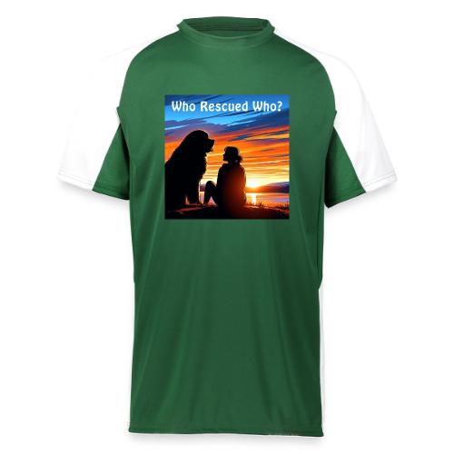 Who Rescued Who - Summer Edition - Augusta Sportswear Adult Cutter Jersey
