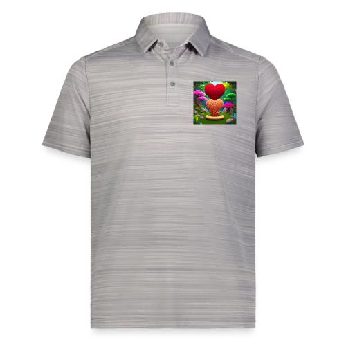 Double Heart, fantasy, nature and fantasy - Augusta Sportswear Men's Pursuit Polo