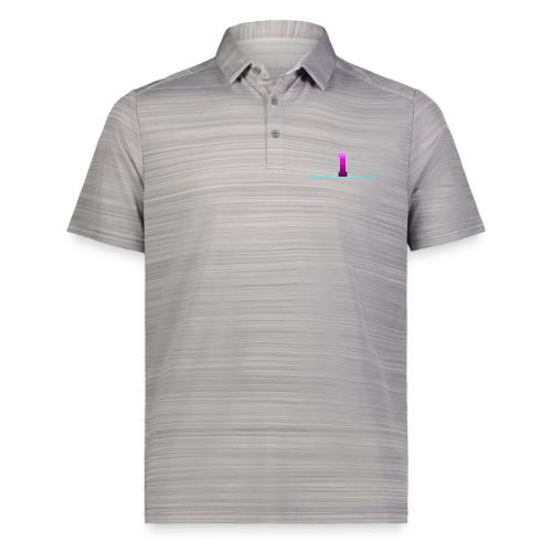 Number 1 in Magenta: Varsity Font - Augusta Sportswear Men's Pursuit Polo
