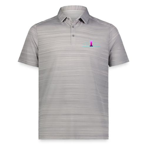 Letter I – Capital Varsity Alphabet Monogram - Augusta Sportswear Men's Pursuit Polo