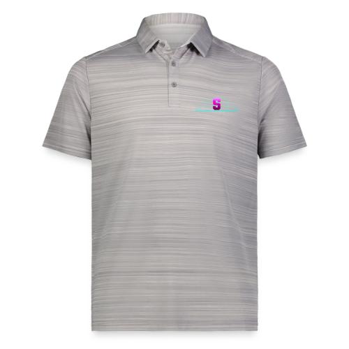 Letter S – Capital Varsity Alphabet Monogram - Augusta Sportswear Men's Pursuit Polo