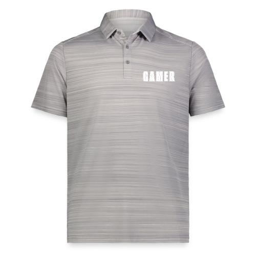 Gamer Collegiate White Text Design - Augusta Sportswear Men's Pursuit Polo