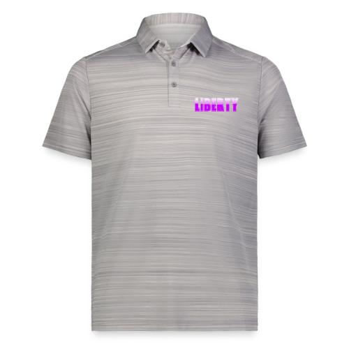 Liberty Typography Graphic Design - Augusta Sportswear Men's Pursuit Polo
