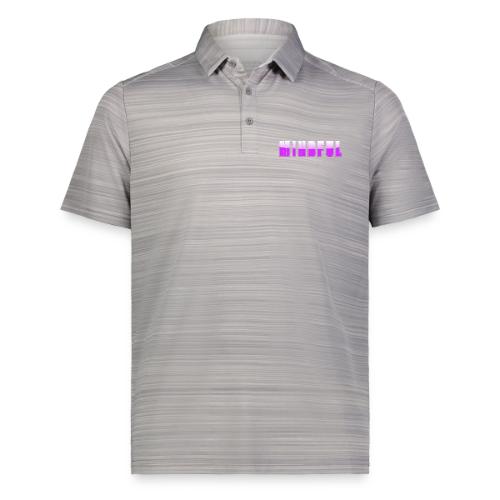 Mindful Typography Minimalist Design - Augusta Sportswear Men's Pursuit Polo
