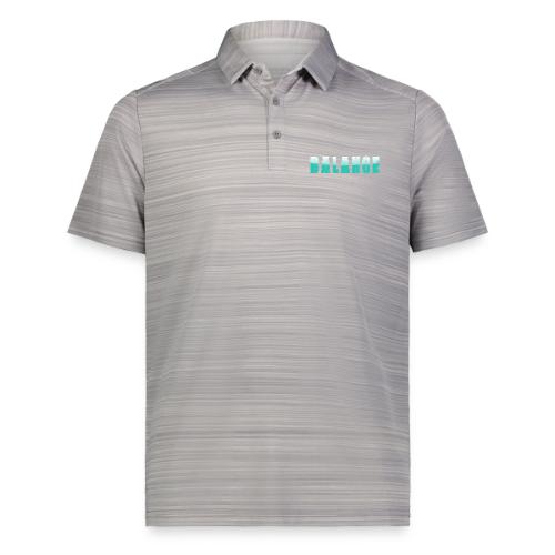BALANCE Calm Teal Minimal Word Art Design - Augusta Sportswear Men's Pursuit Polo