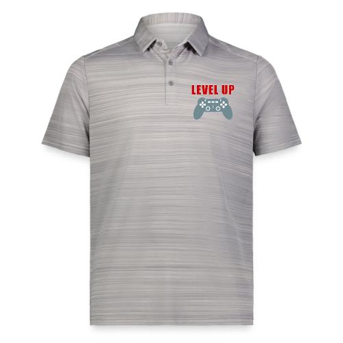 Level Up Gamer Controller Apparel - Augusta Sportswear Men's Pursuit Polo
