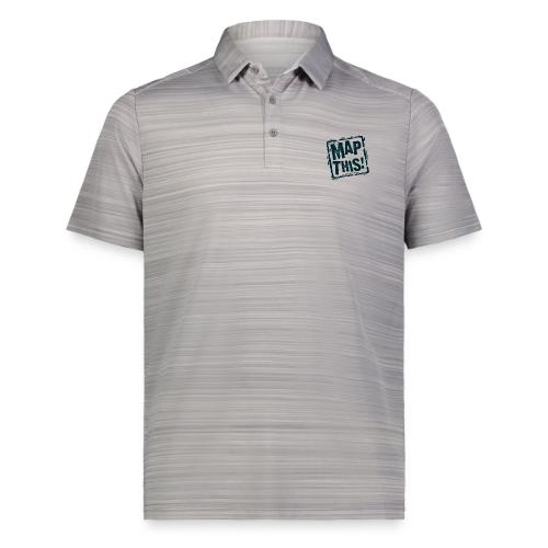 MapThis! Black Stamp Logo - Augusta Sportswear Men's Pursuit Polo